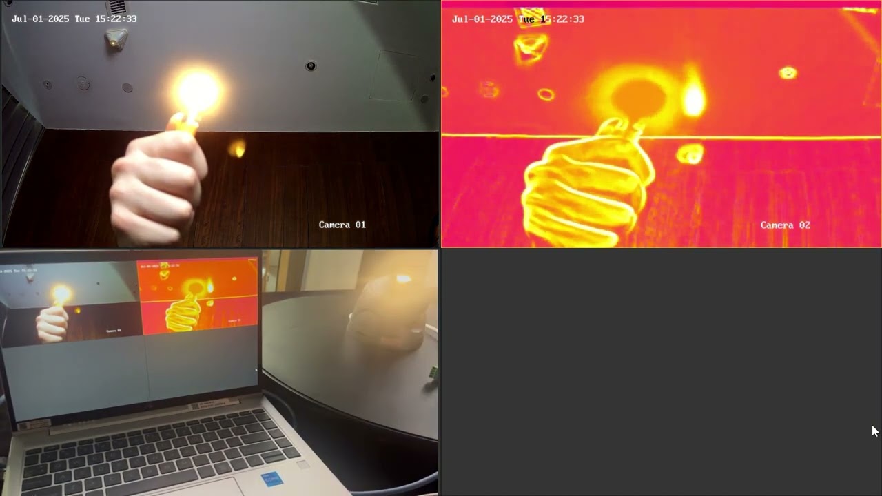 Hikvision IP Fire Detection Thermal Camera HF-VT343