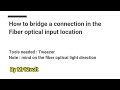 Bridge Fiber optical Harness - Mercedes Benz NTG1
