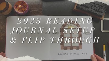 2023 Reading Journal Setup & Flip Through ✨