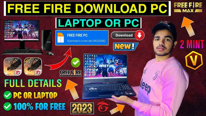 How To Download & Play Garena Free Fire in Old PC and Laptop 2023 