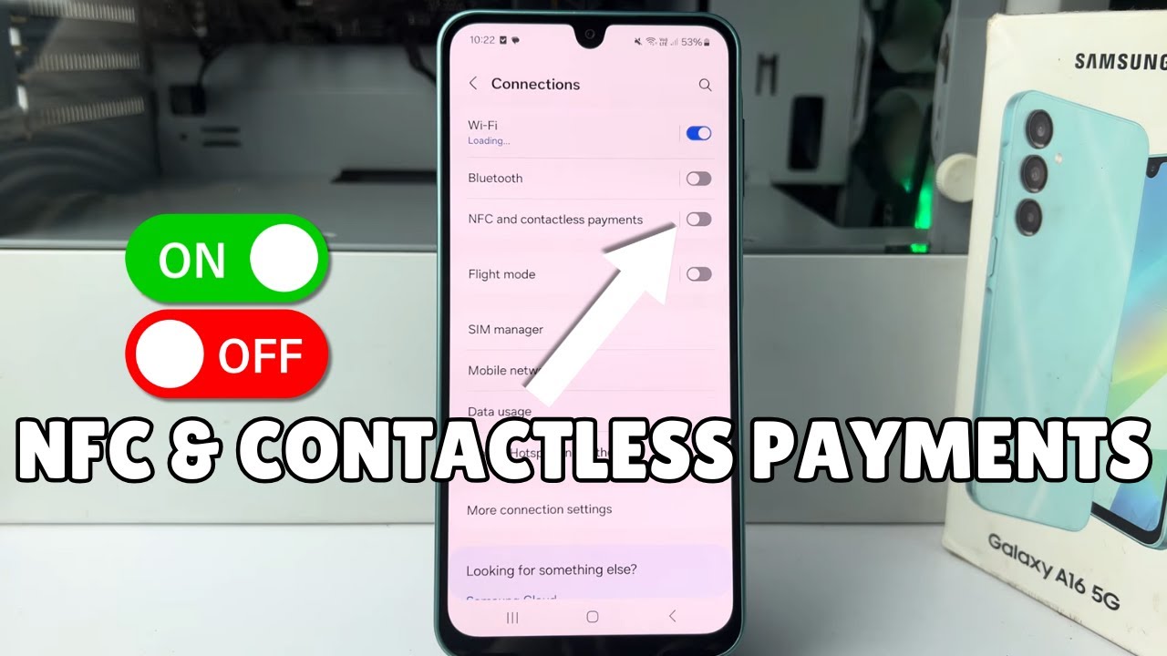 Galaxy A16: How To Turn ON / NFC & Contactless Payments Samsung - YouTube