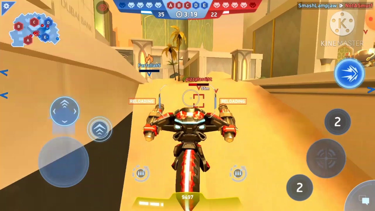 mech arena killshort with rpg 2 challange !