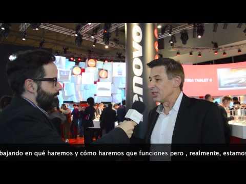 Lenovo en MWC 2014, entrevista a David Roman - Senior VP y CMO