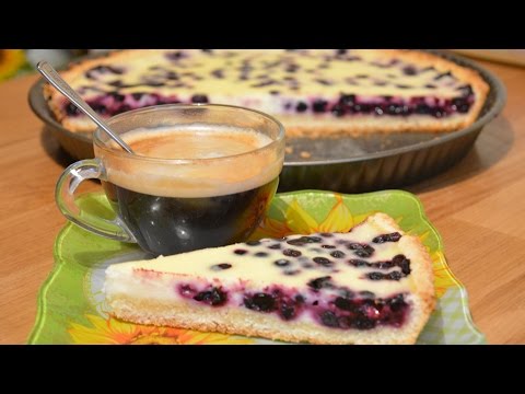 Видео рецепт Черничный пирог (очень вкусный)