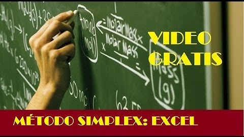 Método simplex con excel mp4