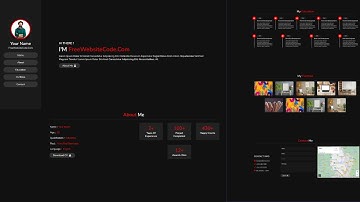 Personal Portfolio - Resume - CV Websites Using HTML - CSS - JS - 100% Free Download-FreeWebsiteCode