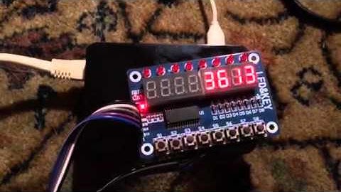 Tm1638 with Raspberry Pi and Windows IoT