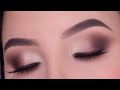 $4 PALETTE! Soft Brown Glam Eye Makeup Look | Drugstore Makeup