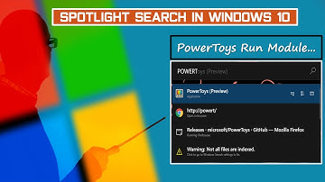 How to Get Spotlight Search for Windows | Floating search bar windows 10 | PowerToys Run