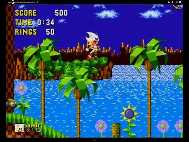 super sonic in sonic the hedgehog 1991 class=