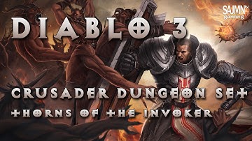 Diablo 3 Season 9 - Crusader Thorns of the Invoker set dungeon gameplay