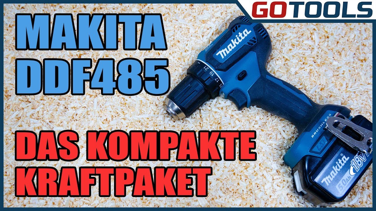 Das kompakte KRAFTPAKET 💣 von MAKITA Akkuschrauber DDF485 - Nachfolger  DDF459 - YouTube