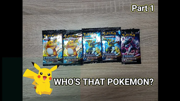 "Pack of 5 Crown Zenith Pokemon cards opening". (Part-1)