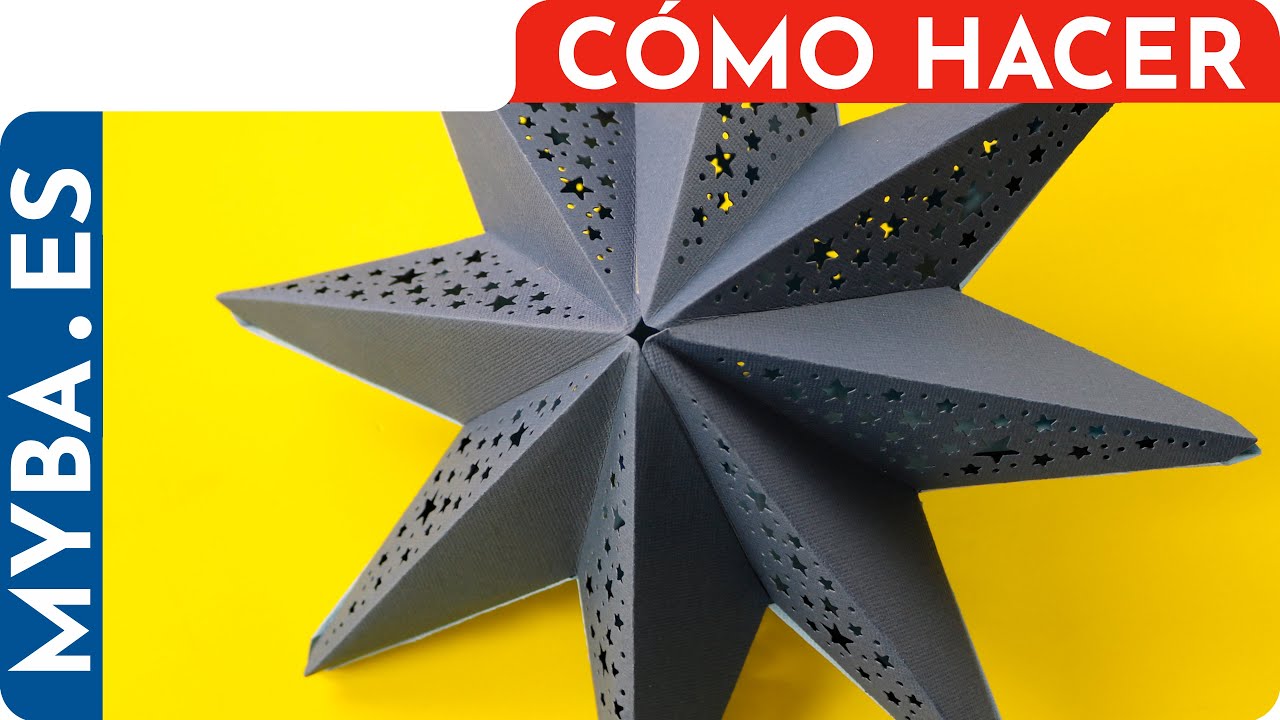 Como hacer estrellas de papel recortadas