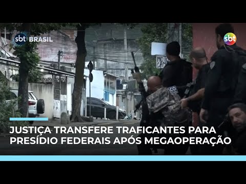 Video traficantes-sao-transferidos-para-presidios-federais-apos-megaoperacao-no-rio