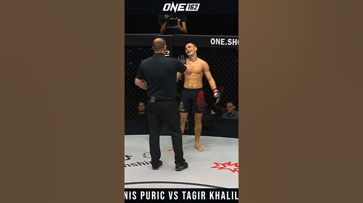 Super punches from the Muay Thai between Tagir Khalilov and Denis Puric🥊🥊