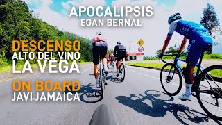 DESCENSO APOCALIPSIS EGAN BERNAL | BAJADA ALTO DEL VINO -  LA VEGA | ETAPA REINA | SALE BIEN