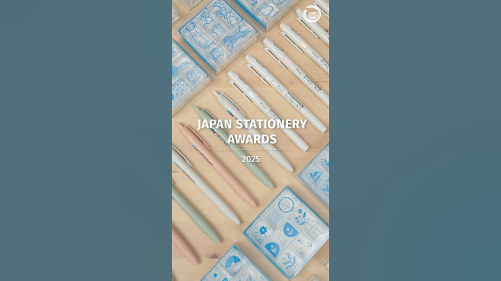 The BEST of Japan Stationery Awards for 2025 🎊🏆