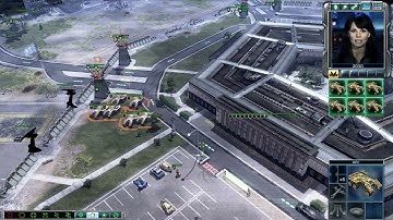 Command & Conquer 3 Tiberium Wars: GDI Mission 2 "The Pentagon" Hard, All Bonus & Intel (No Comm)