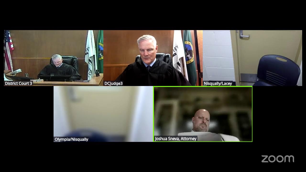 Thurston County District Court's Lacey & Olympia I/C Calendar