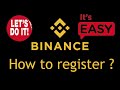 Registration binance video tutorial for beginners