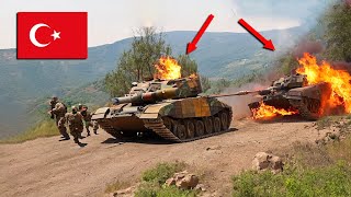 5 minutes ago! Today the Turkish military succeeded in destroying the entire Kurdish Headquar