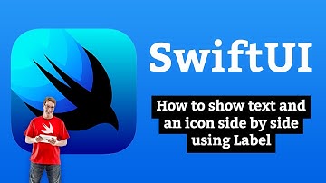 How to show text and an icon side by side using Label – SwiftUI