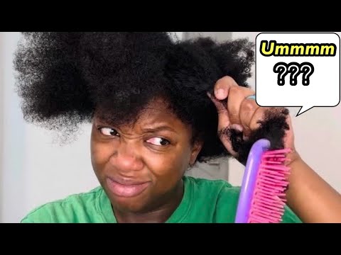 Chillleee..I tried the viral TikTok hair brush 🫠