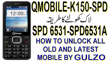 QMobile K150 Security Code Unlock | Q K150 SPD SC6531A Read & Reset Password | Read Flash / Firmware