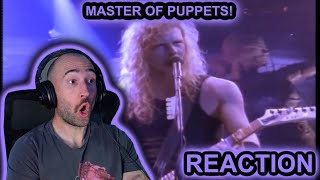 [RAPPER REACTION] METALLICA - MASTER OF PUPPETS LIVE