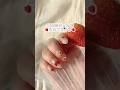 【苺ネイル】100均ジェルで🍓