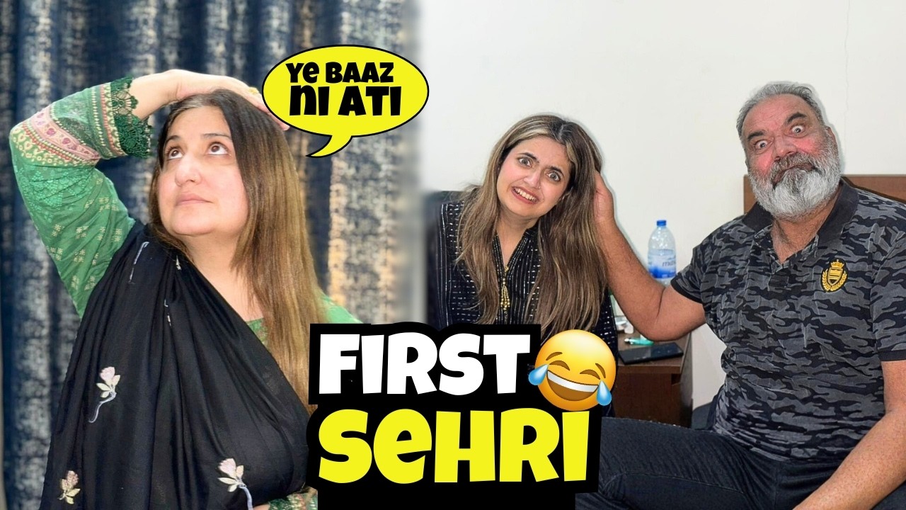 Sehri py baba ke sath prank 😂 Mom made the best paratha 😍