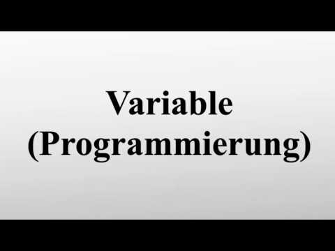Variable (Programmierung)