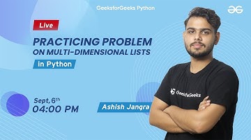 Practicing Problem on Multi-Dimensional Lists | Ashish Jangra