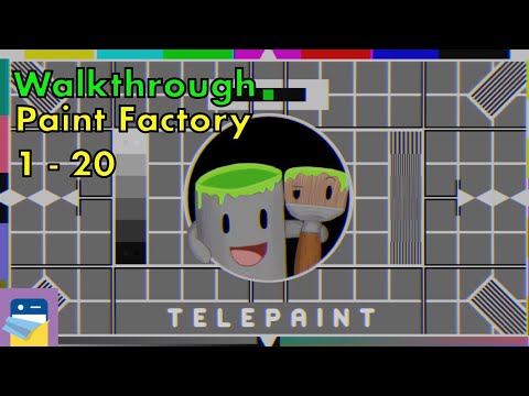 Telepaint: Paint Factory (Channel 1) Complete Walkthrough & iOS iPhone 6S Gameplay (Acid Nerve)