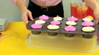 Chicago Metallic Uptake Bake Serve Cupcake Set