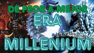 De peor a mejor pelicula de la ERA MILLENIUM (CAMINO A GODZILLA X KONG)