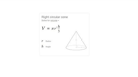 C Program To Calculate Volume of Cone