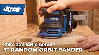Kreg 20V Ionic Drive™ 5" Random Orbit Sander
