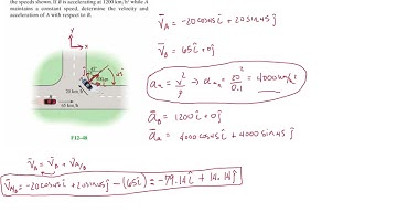 Problem F12-48 Dynamics Hibbeler 13th (Chapter 12)