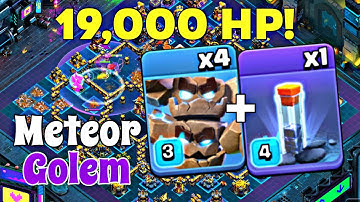 New TH18 Update: Meteor Golem is ABSOLUTELY BROKEN! (3-Star Guide)