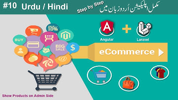 10-E-Commerce Website in Angular with Laravel API in Urdu Hindi  (Show Products )