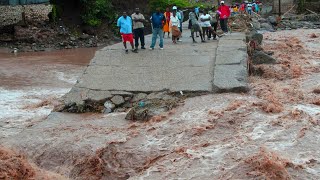 Severe floods in Jamaica continue due to hurricane Eta. / Natural Disasters. Bad Weather. Сlimate