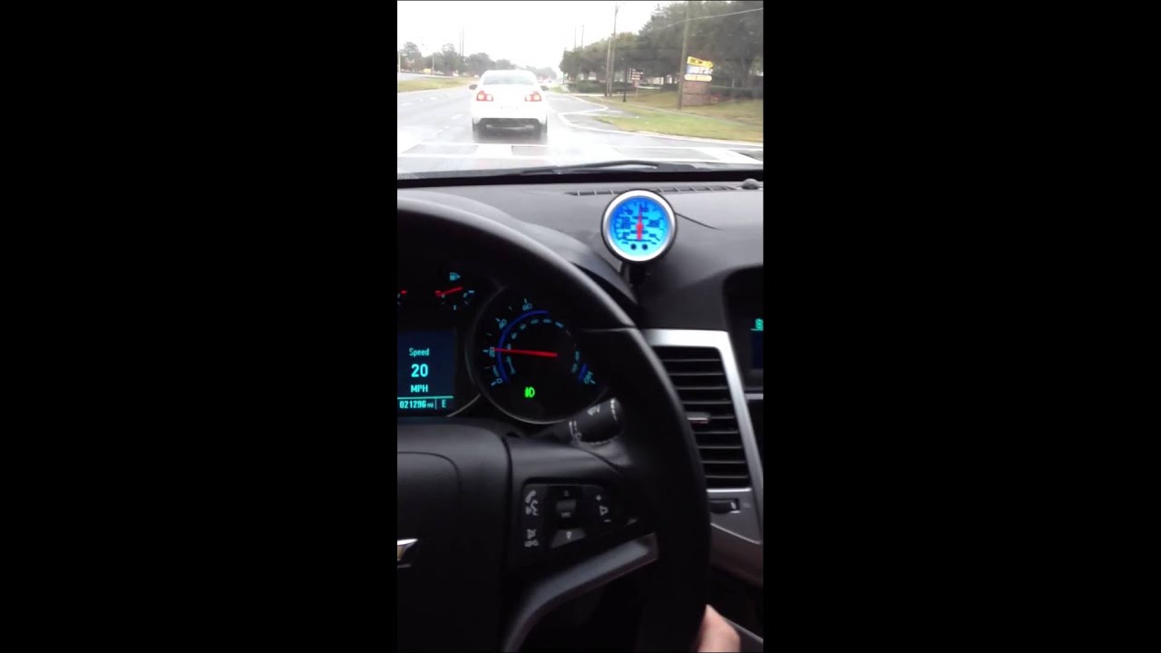Chevrolet Cruze Boost Gauge - YouTube