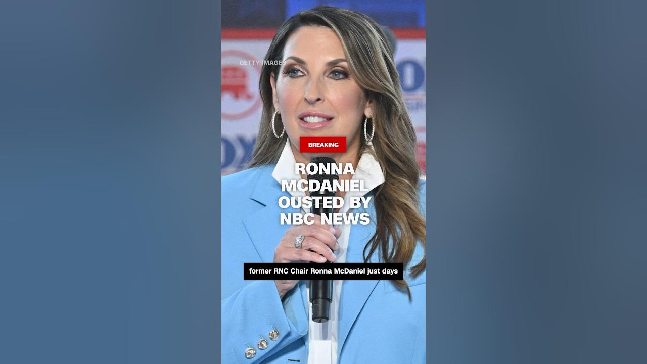 Ronna McDaniel ousted by NBC News