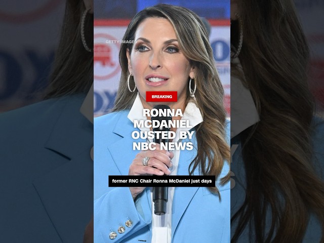 Ronna McDaniel ousted by NBC News