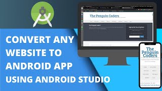 How to Convert Any Website to Android App in Android Studio | Android Tutorials | The Penguin Coders screenshot 4