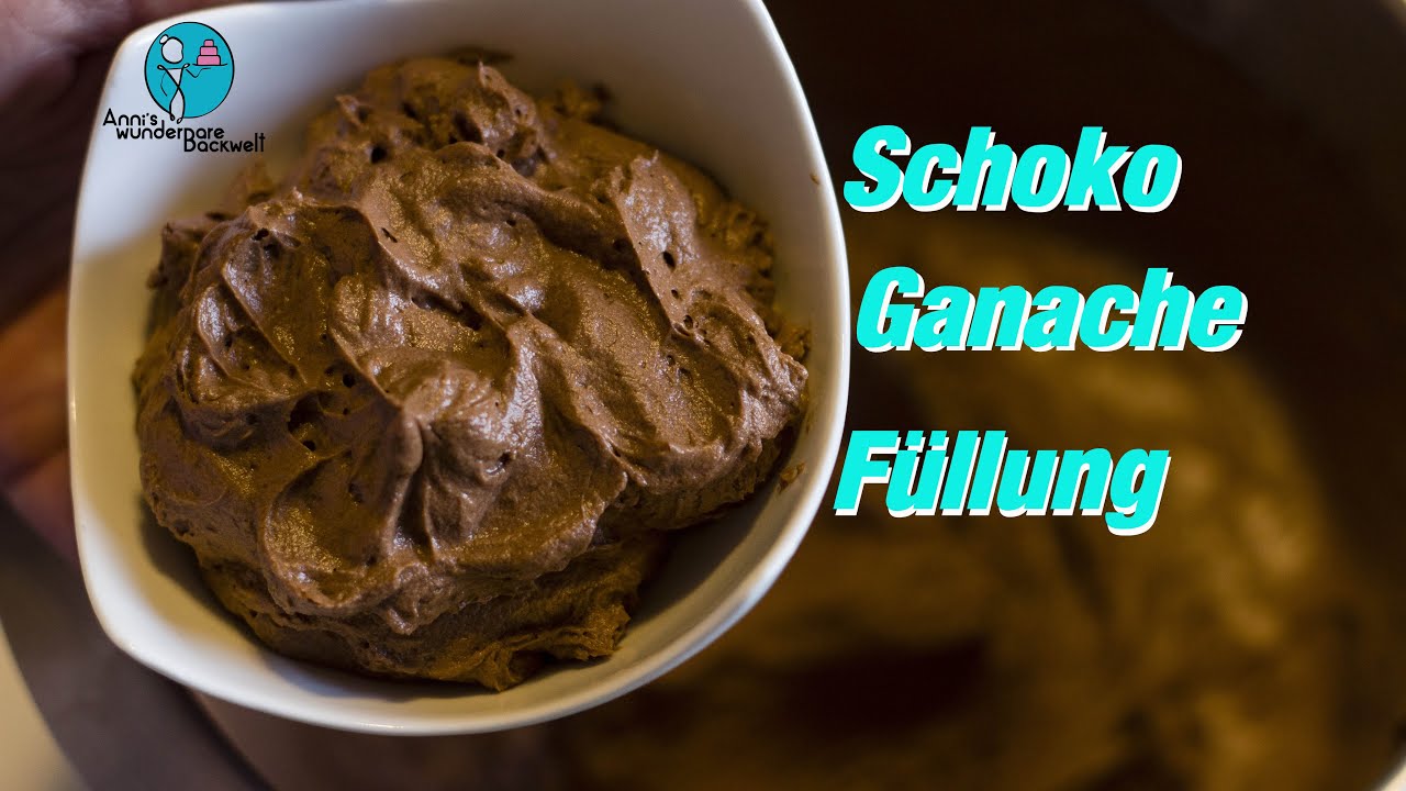 Schokoladen Ganache Füllung - schnell und einfach gelingsichere Ganache ...