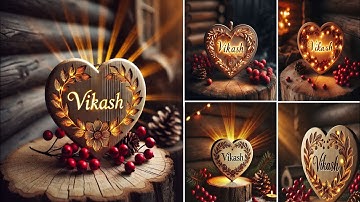 New Name Art Ai Photo Editing |Viral 3d Name Art Photo Editing | Bing Images Creators New Trends