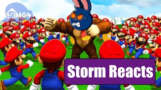 Storm Reacts: SMG4: 100 Marios Vs 1 Gorilla
nintendo, why wont you make another 3d mario?
Check Out My Twitter: https://twitter.com/StormeDegree
Original video: https://www.youtube.com/watch?v=e3nXB5iKlxg
Checkout @SMG4
Tell me what else youd like me to watch in the comments below
If youd like to discuss with me about my videos, or have any business inquiries or sponsorships, contact me through this email. stormdegreechannel@gmail.com
FAIR USE NOTICE This video may contain copyrighted material; the use of which has not been specifically authorized by the copyright owner. We are making such material available for the purposes of criticism, comment, review and news reporting which constitute the fair use of any such copyrighted material as provided for in section 107 of the US Copyright Law. Not withstanding the provisions of sections 106 and 106A, the fair use of a copyrighted work for purposes such as criticism, comment, review and news reporting is not an infringement of copyright
#smg4 #reaction #mario #smg4reaction #donkeykong Storm Reacts: SMG4: 100 Marios Vs 1 Gorilla